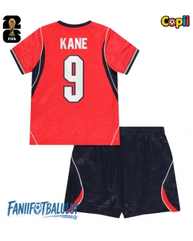 Anglia Harry Kane #9 Echipament de Fotbal Replică Mondial 2026 Copii Deplasare (+ Șorturi)